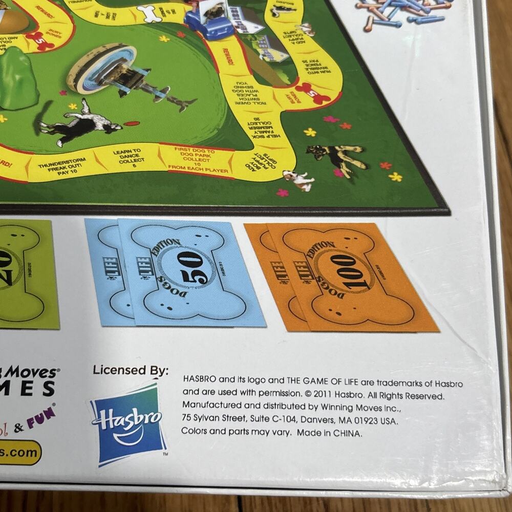 The Game of Life Dogs Edition Family Board Game Complete – Hasbro 2011 - Picture 3 of 10